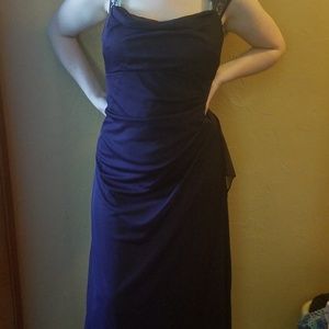 Plum Maxi Formal Dress